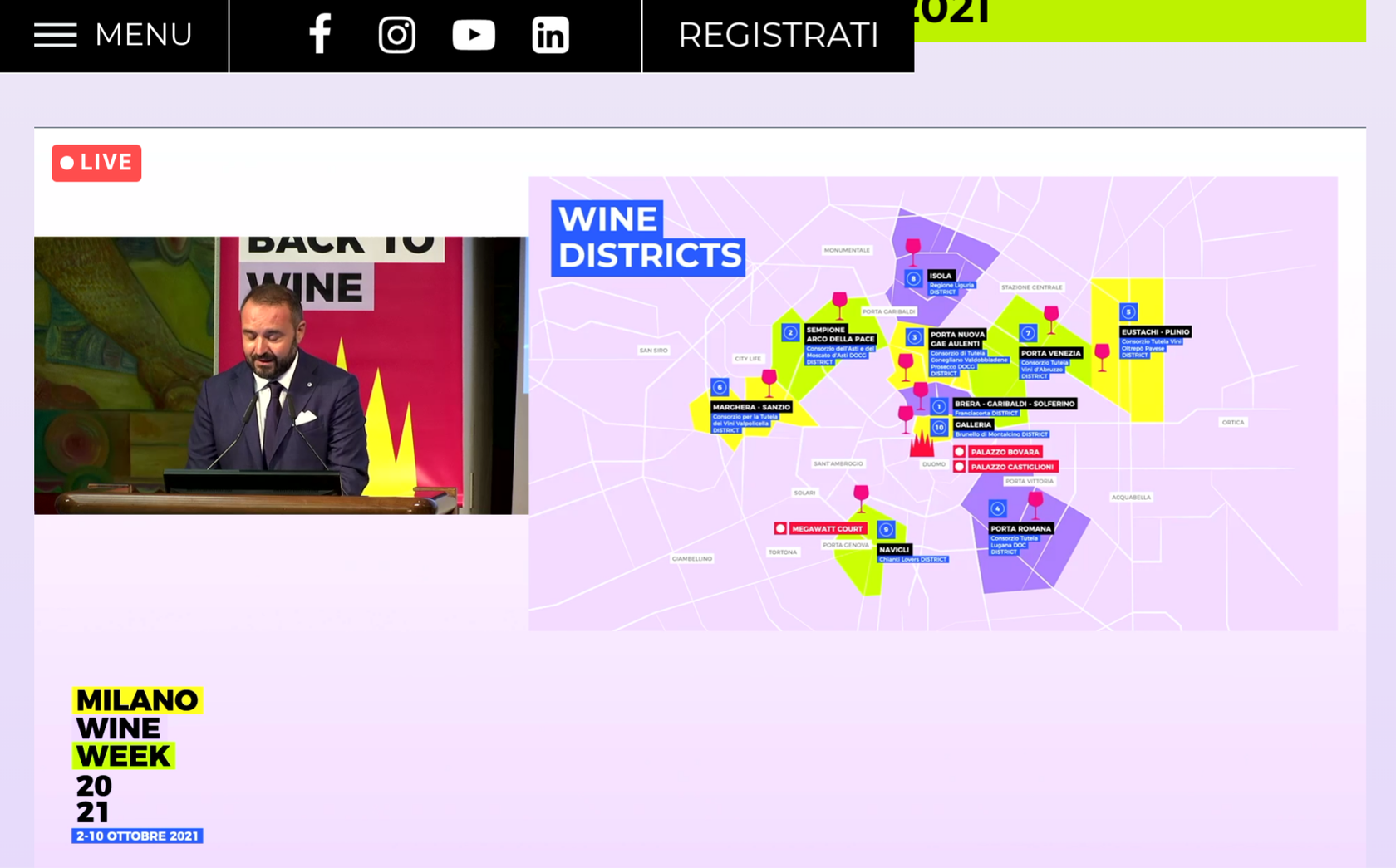 I 10 Wine District Milano Wine Week 2021