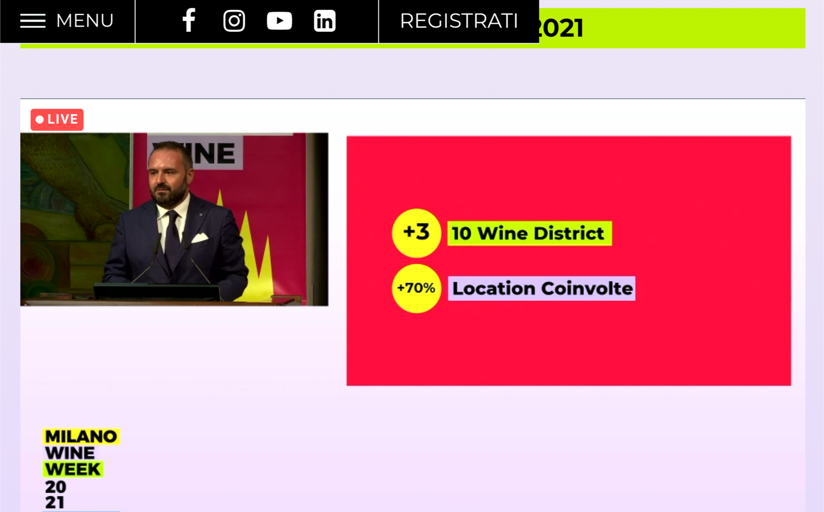 I nuovi Wine District Milano Wine Week 2021
