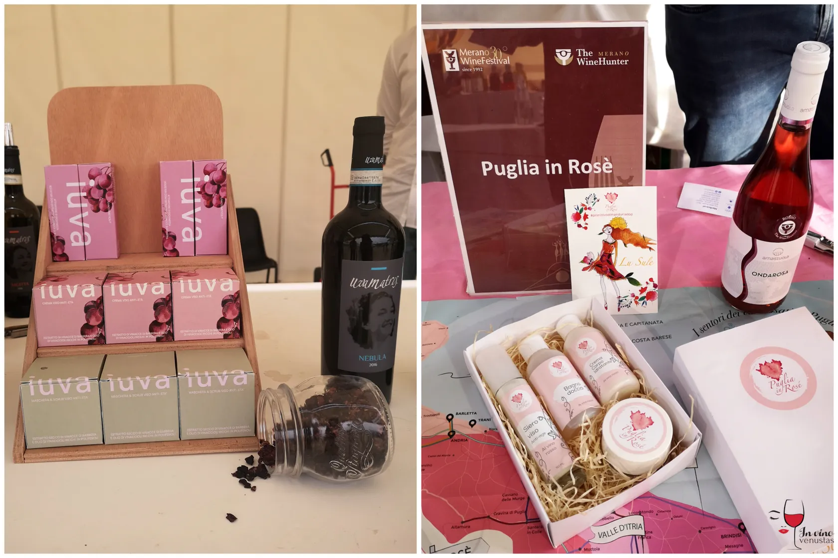 Cosmesi al vino - Stand degustazione eventi del vino