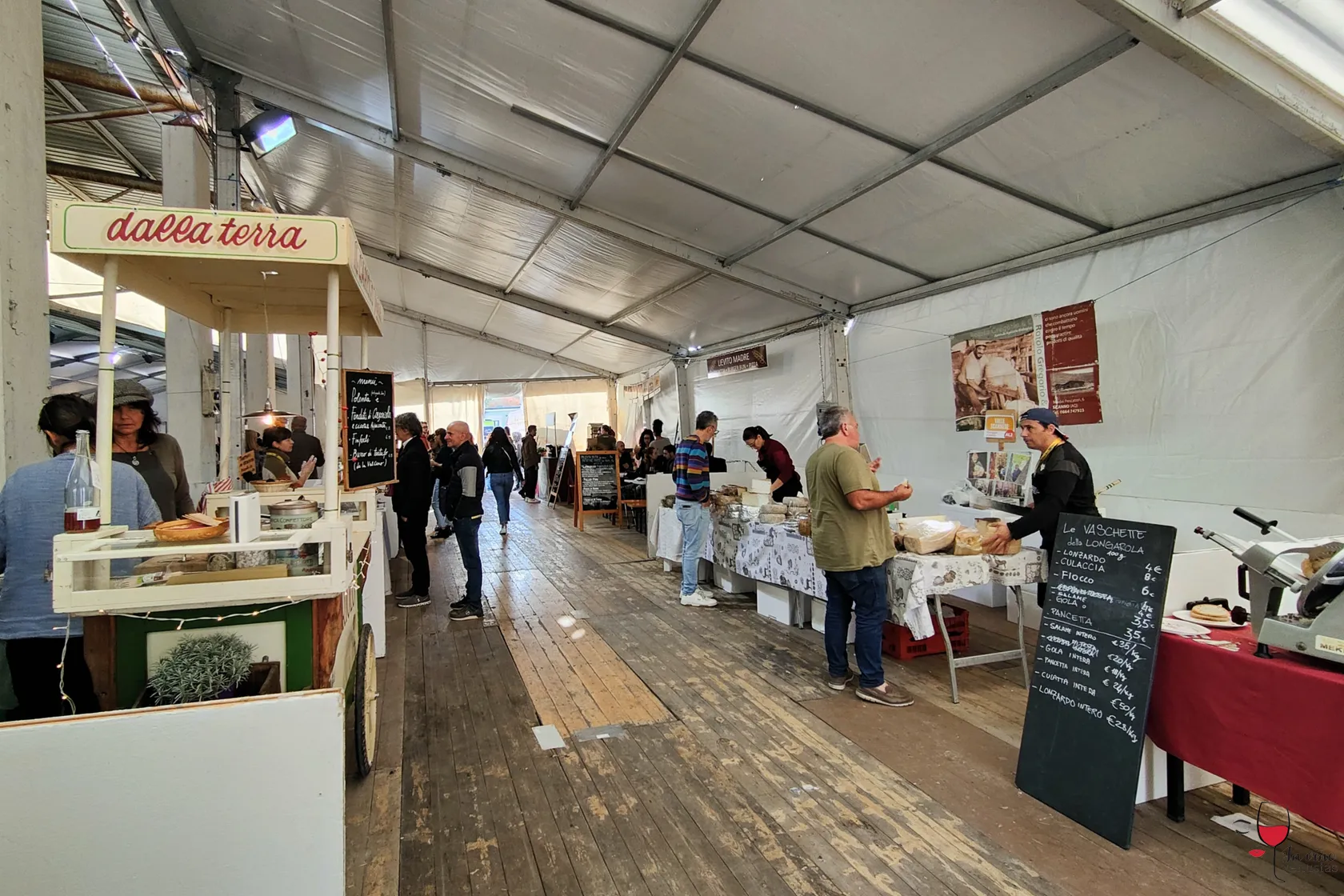 Zona stand gastronomici Vini di Vignaioli 2024 