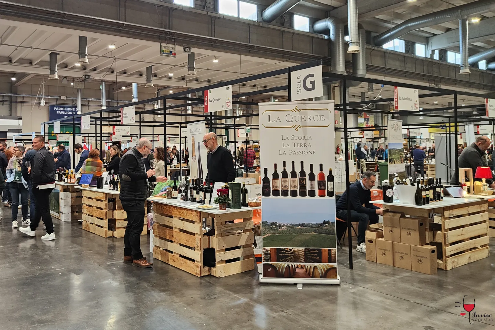 Banchi di assaggio Fiera dei Vini Piacenza 2024