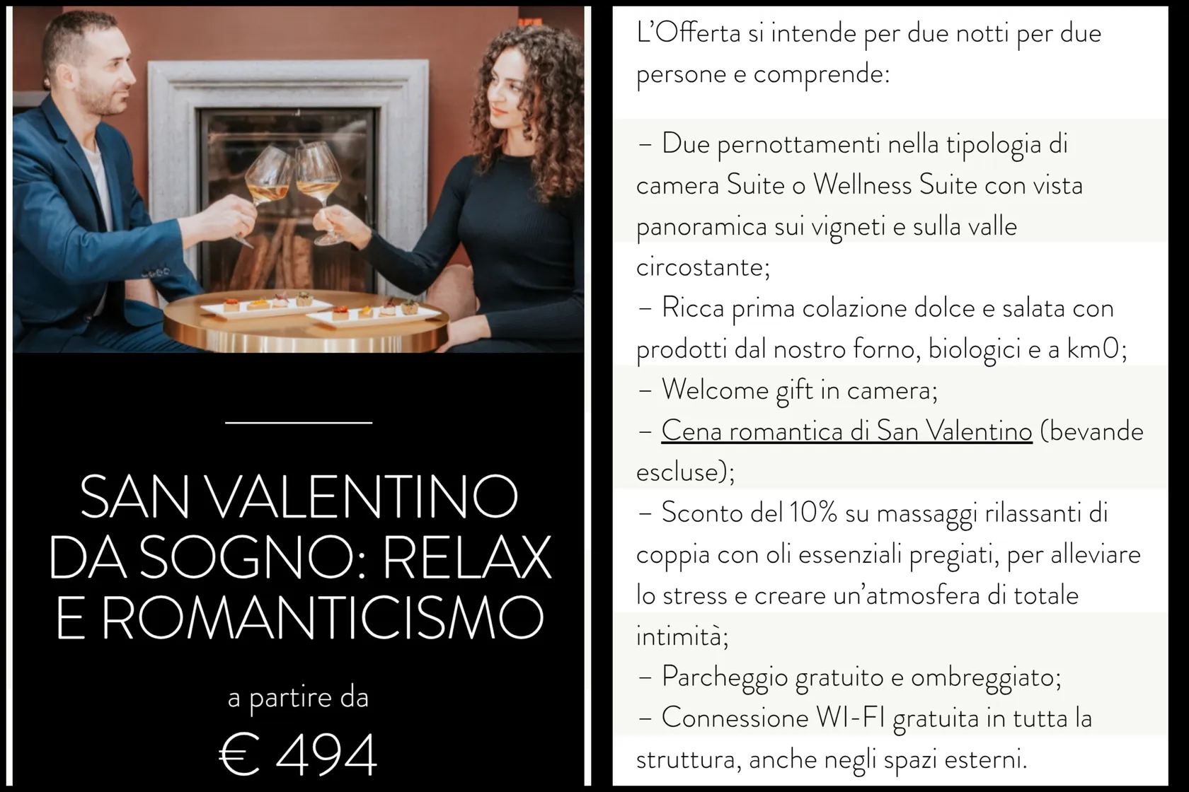 San Valentino 2025 Altarocca Wine Resort