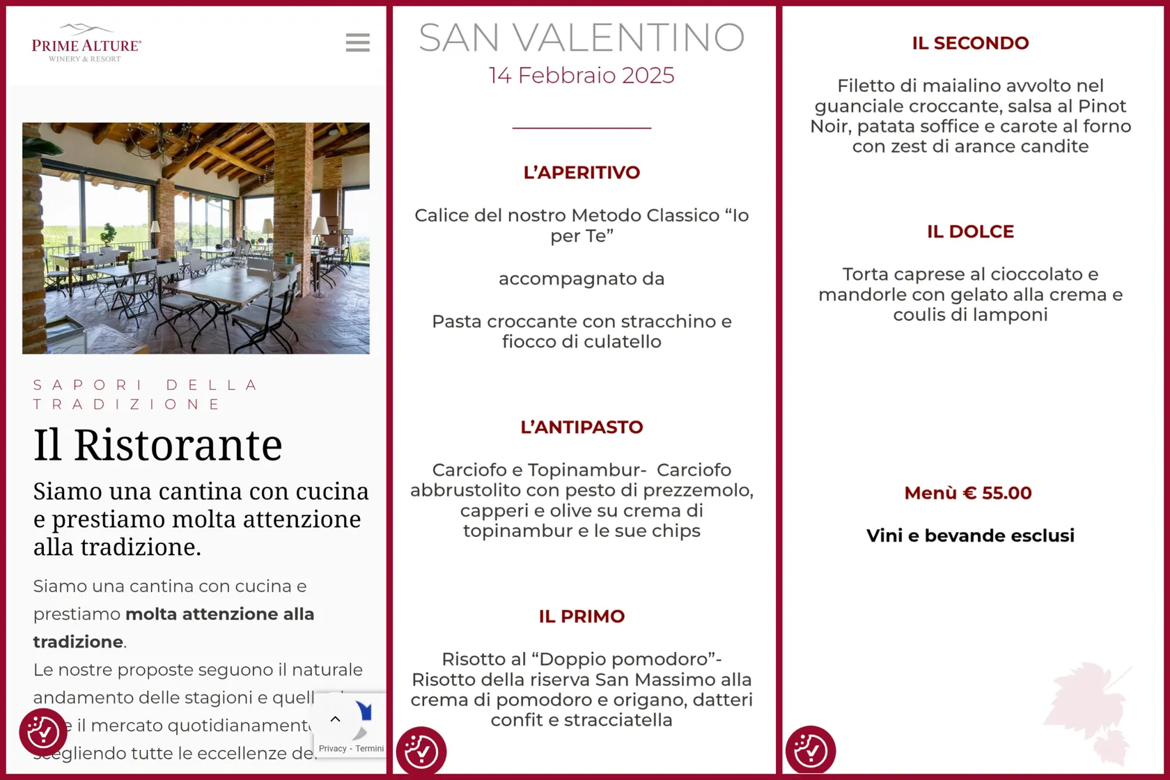 San Valentino 2025 Wine Resort Prime Alture