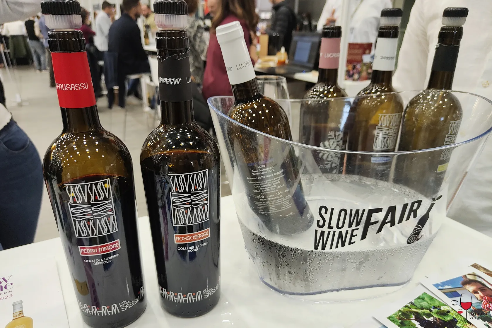 Pedru Minore e RossoSassu vini rossi Agricola Sassu - Slow Wine Fair 2025